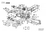 Bosch 0 603 275 703 Pbs 60 E Belt Sander 220 V / Eu Spare Parts